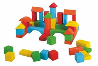 Stavebnice Dřevěné kostky - neuveden