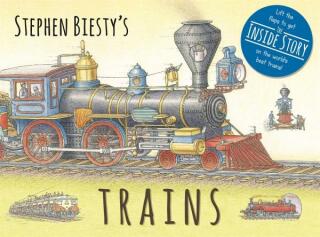 Stephen Biesty's Trains: Cased Board Book with Flaps - 