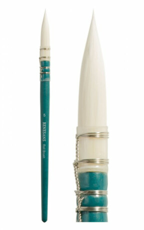 Štětec Roll brush white synthetic – velikost 0 - 