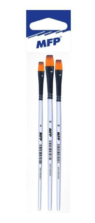 Štětec MFP synthetic plochý set 3 ks 8,10,12 - neuveden