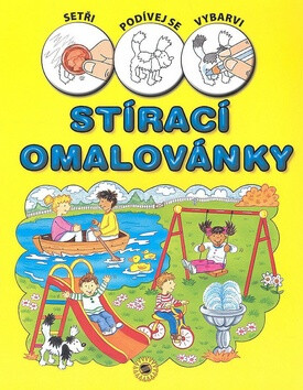 Stírací omalovánky žluté (poškozené) - 