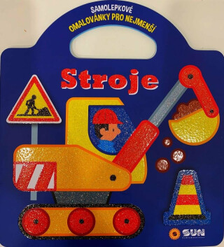 Samolepkové omalovánky pro nejmenší - Stroje (poškozená) - neuveden