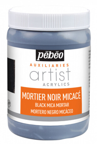 Strukturovací pasta Pébéo 250ml – černá - 