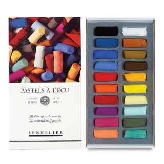 Suchý pastel Sennelier - sada 20 ks - 1/2 - 