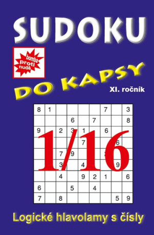 Sudoku do kapsy 1/2016 (modrá) - neuveden
