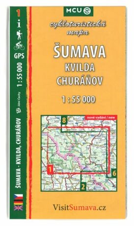Šumava - Kvilda, Churáňov - cykloturistická mapa č. 1 /1:55 000 - neuveden