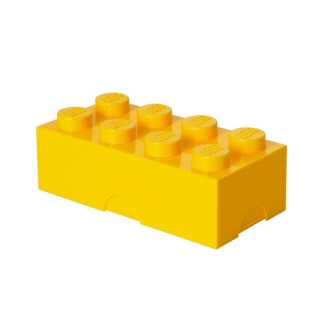 LEGO box na svačinu 100 x 200 x 75 mm - žlutá - neuveden