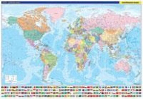 Svět nástěnná politická mapa - 