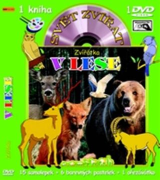 Svět zvířat Zvířátka v lese (kniha omalovánek s DVD) - neuveden