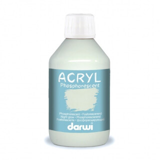 Svítící akrylová barva Darwi Night Glow 250ml - 