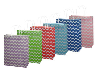 Taška MFP dárková M kraft 210x270x110 potisk mix - 