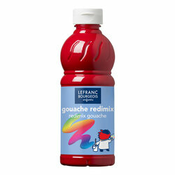 Temperová barva Lefranc Redimix 500ml – 006 Primary Red - 