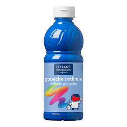 Temperová barva Lefranc Redimix 500ml – 010 Cyan - 