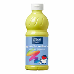 Temperová barva Lefranc Redimix 500ml – 281 Lemon Yellow - 