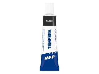 Temperové barvy 12ml černá - 