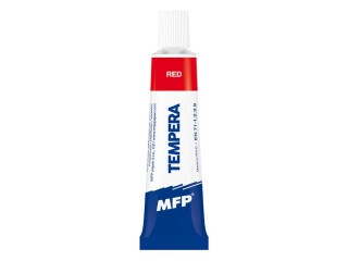 Temperové barvy 12ml červená - 