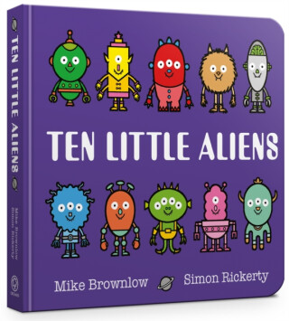 Ten Little Aliens Board Book - Mike Brownlow