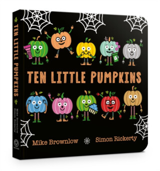 Ten Little Pumpkins Board Book - Mike Brownlow