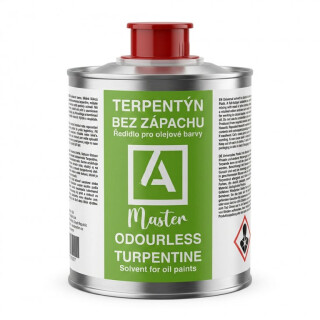 Terpentýn bez zápachu 700ml, ředidlo pro olejové barvy - 