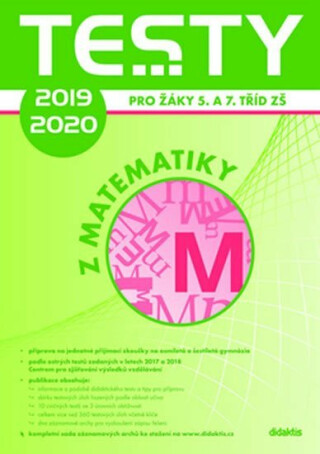 Testy 2019-2020 z matematiky pro žáky 5. a 7. tříd ZŠ - neuveden