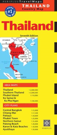 Thailand Travel Map Seventh Edition - 