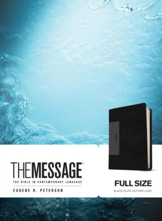 The Message Full Size (Leather-Look, Black/Slate) - 