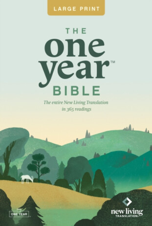 The One Year Bible NLT, Large Print Thinline Edition (Softcover) - Tyndale