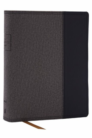 The Prayer Bible: Pray Godâ€™s Word Cover to Cover (NKJV, Black/Gray Leathersoft, Red Letter, Comfort Print) - Thomas Nelson