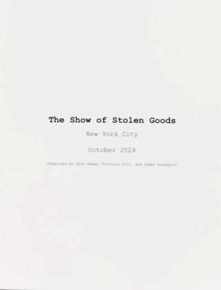 The Show of Stolen Goods - Jack Chase,Victoria Gill,James Sundquist
