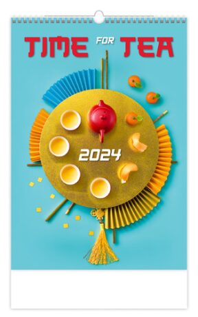Kalendář nástěnný 2024 - Time for Tea - neuveden