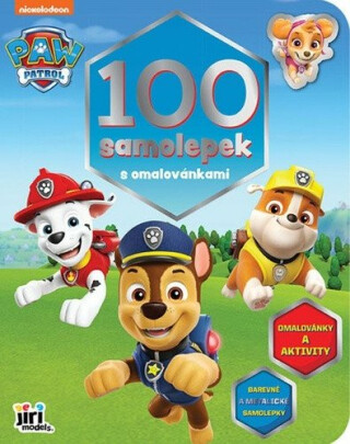 100 samolepek s omalovánkami Tlapková patrola - neuveden