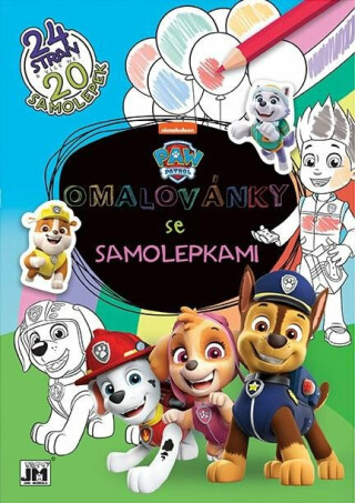 Omalovánky se samolepkami - Tlapková patrola - kolektiv autorů