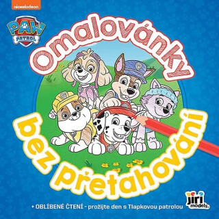 Omalovánky bez přetahování -Tlapková patrola - neuveden
