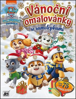 Vánoční omalovánky se samolepkami - Tlapková patrola - neuveden