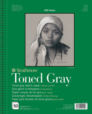 Toned Grey skicák kr.vaz. 22,8x30,5cm 50l 118g - 