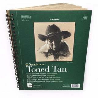 Toned Tan skicák kr.vaz. 22,8x30,5cm 50l 118g - 