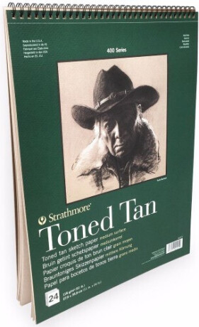 Toned Tan skicák kr.vaz. 27,9x35,5cm 24l 118g - 