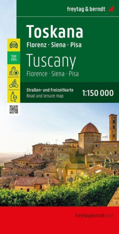 Toskánsko 1:150 000 / automapa a rekreační mapa (poškozené) - neuveden