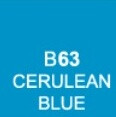 Touch twin marker – B63 Cerulean blue - 