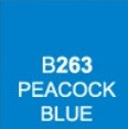 Touch twin marker brush – B263 Peacock blue - 