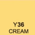 Touch twin marker – Y36 Cream - 