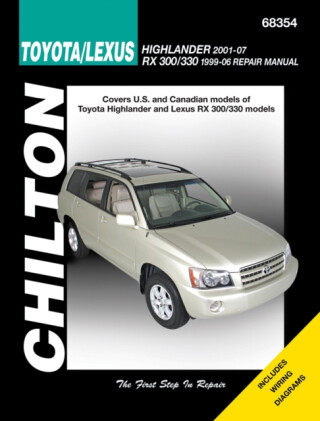 Toyota Highlander & Lexus Rx-330 99-07 (Chilton) - Haynes Publishing