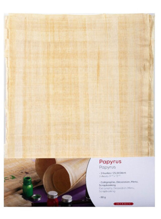 Tradiční papyrus 25,5x34cm, balení 3 listů - 