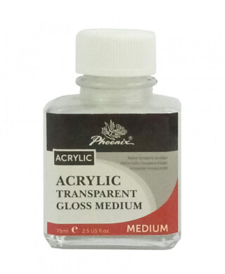 Transparentní medium a lak pro akryl 75ml - 