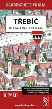 Třebíč - Historické centrum/Kreslený plán města - neuveden