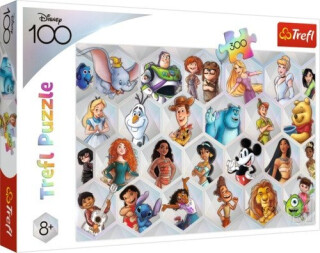 Trefl Puzzle Disney 100 let: Disneyho kouzlo 300 dílků (poškozené) - neuveden
