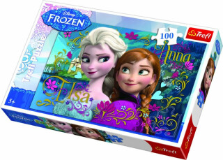 Trefl Puzzle Frozen - Anna a Elsa / 100 dílků - neuveden