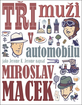 Tři muži v automobilu (poškozená) - Miroslav Macek