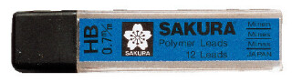Tuhy do mechanické tužky Sakura 0,7 mm HB - 