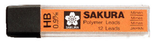 Tuhy do mechanické tužky Sakura 0,9 mm HB - 